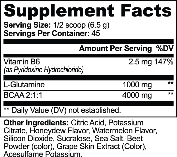 Recover - BCAA Post Workout Powder (Honeydew / Watermelon)