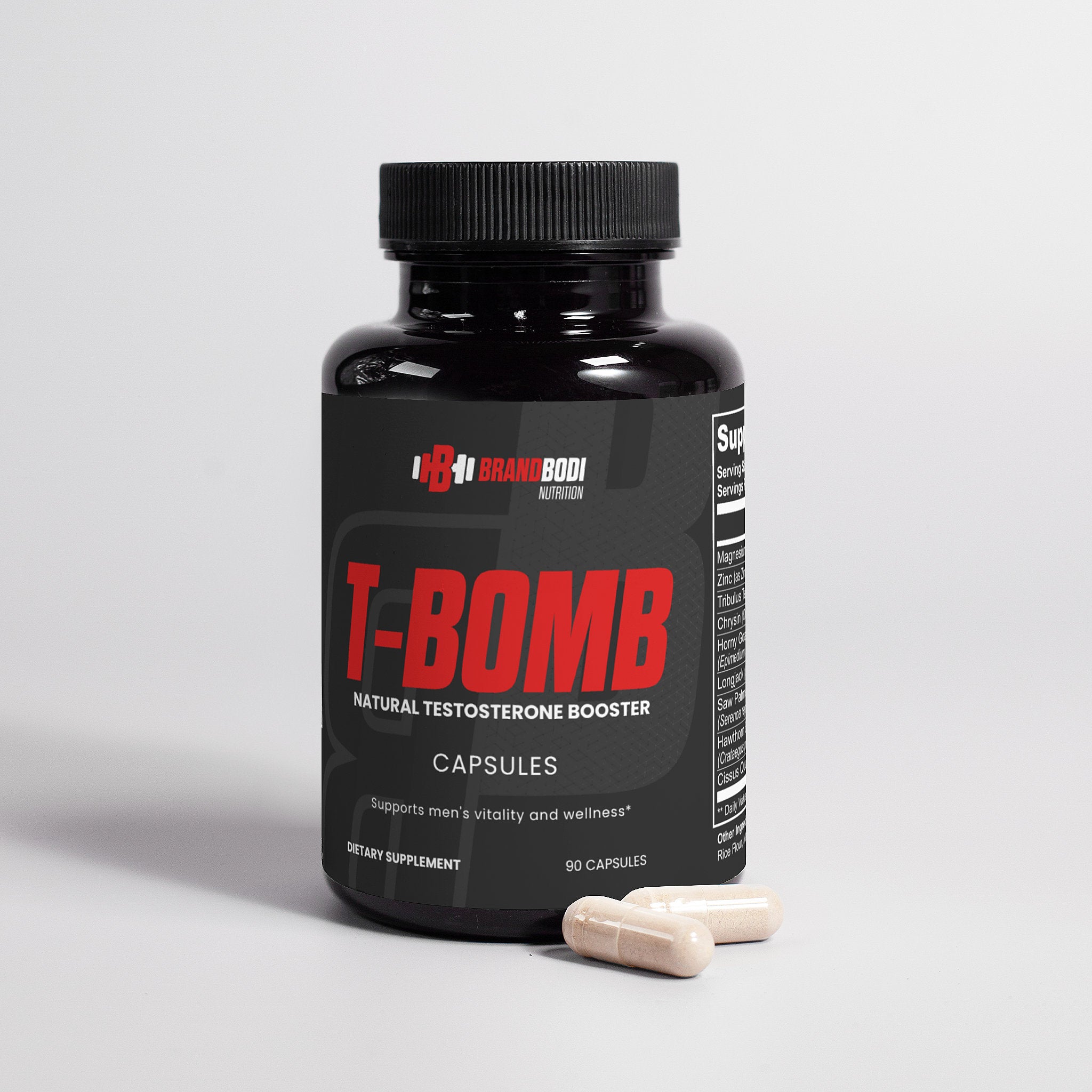 T - BOMB - Natural Testosterone Booster