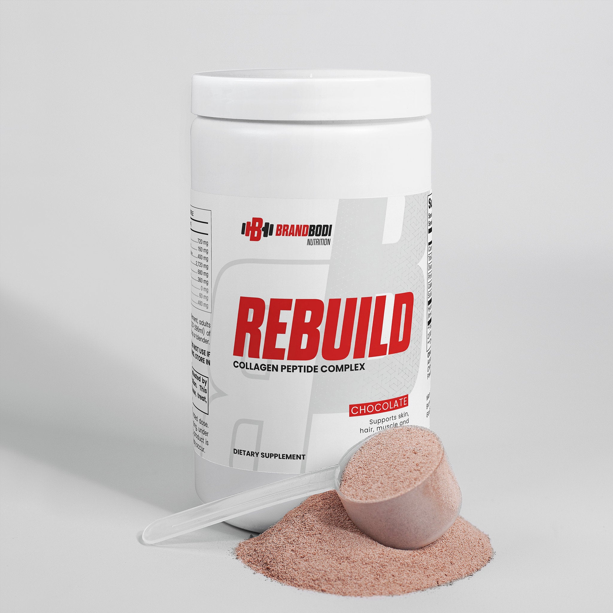 REBUILD - Grass-Fed Collagen Peptides Powder (Chocolate)