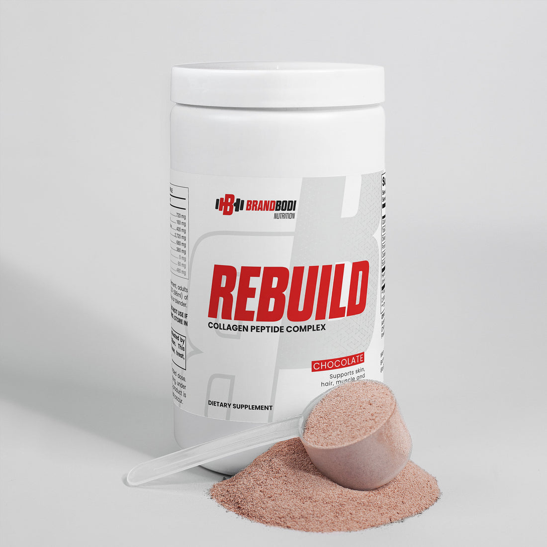 REBUILD - Grass-Fed Collagen Peptides Powder (Chocolate)